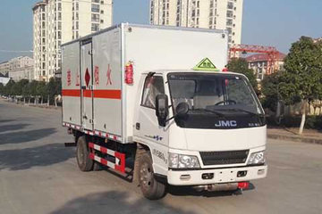 江铃 顺达窄体 116马力 4X2 4.2米易燃气体厢式运输车(大力牌)(DLQ5060XRQ5)