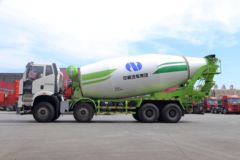 一汽解放 J6P 390马力 8X4 5.2方混凝土搅拌车(凌宇牌)(CLY5315GJB36E5)