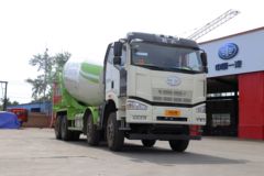 一汽解放 J6P 390马力 8X4 5.2方混凝土搅拌车(凌宇牌)(CLY5315GJB36E5)