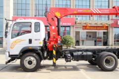 中国重汽 豪曼H3 129马力 4X2 随车吊(宽体)(ZZ5148JSQF17EB0)