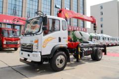 中国重汽 豪曼H3 129马力 4X2 随车吊(宽体)(ZZ5148JSQF17EB0)