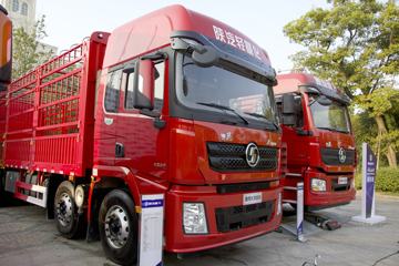 陕汽重卡 德龙X3000 轻量化版 430马力 8X4 9.55米仓栅式载货车(SX5250CCYXA9)