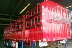 大运 13米平板花栏仓栅式半挂车 大运 13米平板花栏仓栅式半挂车