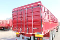 大运 13米平板花栏对开仓栅式半挂车 大运 13米平板花栏对开仓栅式半挂车