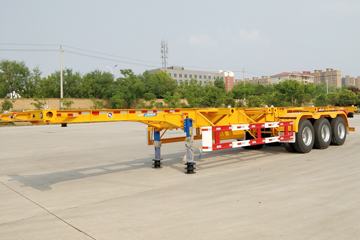 大运 40英尺危险品集装箱骨架半挂车