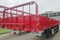 大运 13米低栏板半挂车