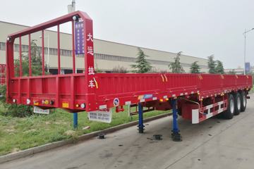 大运 13米鹅颈低栏板半挂车