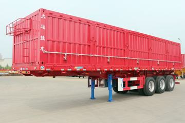 大运 11米平板侧翻自卸半挂车
