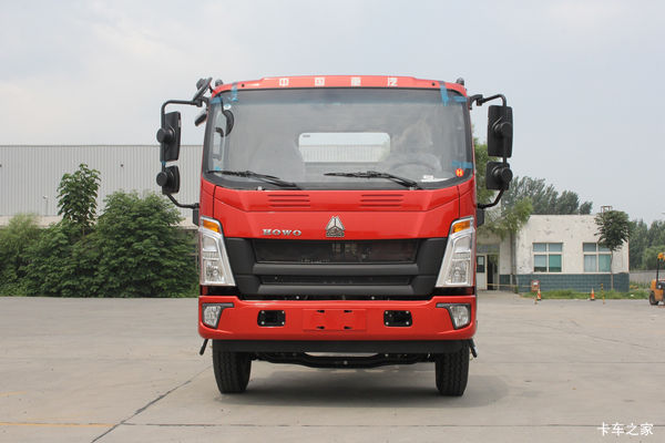 中国重汽HOWO 统帅 重载版 180马力 4.85米排半栏板载货车(ZZ1087G381CE183)
