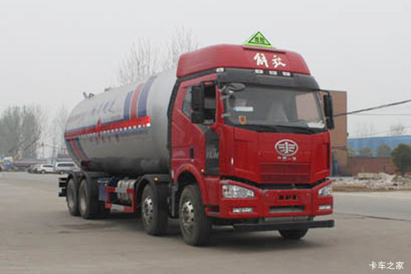一汽解放底盘 液化气体运输车