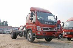 福田 奥铃CTX中卡 标载版 156马力 4X2 5.2米排半栏板载货车底盘(BJ1099VEPED-A2)