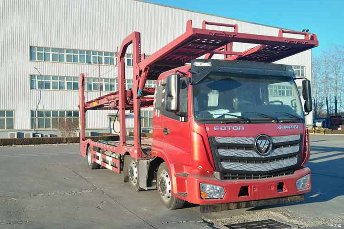 福田 欧曼新ETX 基本型 320马力 6X2 中置轴轿运车