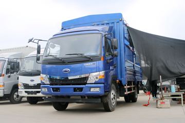 开瑞 绿卡 重载版智联型 141马力 4.15米单排仓栅式轻卡(宽体)(SQR5040CCYH03D)