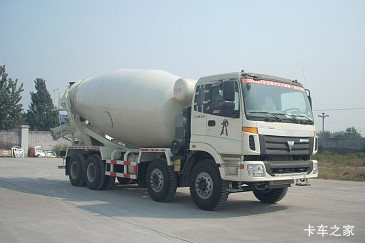 福田 欧曼 336马力 8X4 混凝土搅拌车(龙帝牌)(SLA5310GJBBJ)