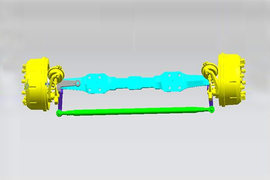 转向桥&nbsp;车桥外观                                                图片