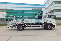 中国重汽 HOWO 280马力 4X2 33米混凝土泵车(森源牌)(SMQ5202THB)