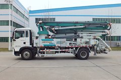 中国重汽 HOWO 280马力 4X2 33米混凝土泵车(森源牌)(SMQ5202THB)