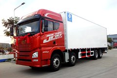 青岛解放 JH6 350马力 8X4 冷藏车(冰凌方)