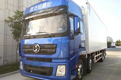 陕汽重卡 德龙X3000 375马力 8X2 冷藏车(冰凌方)