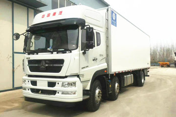 中国重汽 斯太尔M5G 310马力 6X2冷藏车(冰凌方)