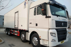 中国重汽 汕德卡G7M 440马力 8X4冷藏车(冰凌方)