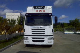 青岛解放底盘&nbsp;冷藏车外观图片