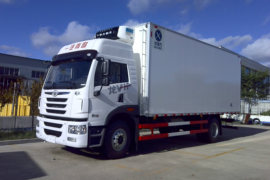 青岛解放底盘&nbsp;冷藏车外观图片