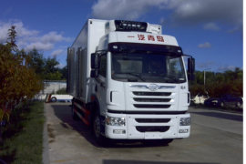 青岛解放底盘&nbsp;冷藏车外观图片