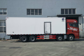 青岛解放底盘&nbsp;冷藏车外观图片