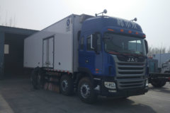 江淮 格尔发A5W 350马力 8X4 9.45米冷藏车(冰凌方)