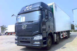 一汽解放底盘&nbsp;冷藏车外观图片