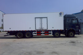 一汽解放底盘&nbsp;冷藏车外观图片