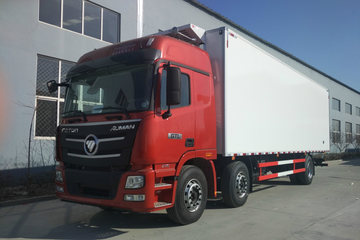 福田 欧曼GTL 6系重卡 270马力 6X2 9.45米冷藏车(冰凌方)
