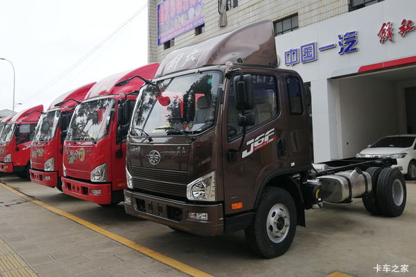 解放 J6F 130马力 3.85米排半仓栅式轻卡(CA2045CCYP40K2L1T5E5A84)