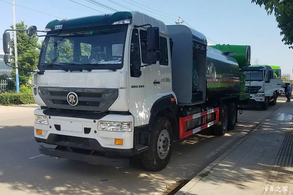 重汽斯太尔底盘 除尘车
