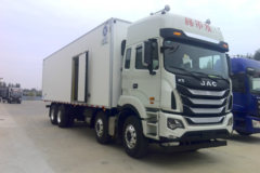 江淮 格尔发K5 350马力 8X4 9.45米冷藏车(冰凌方)