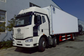 一汽解放底盘&nbsp;冷藏车外观图片