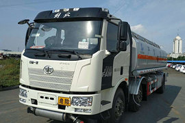 一汽解放底盘&nbsp;油罐车外观图片