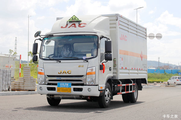 江淮 帅铃H 130马力 4X2 4.08米单排气瓶运输车(HFC5043TQPXVZ)