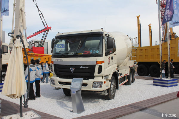 福田 欧曼 336马力 6X4 混凝土搅拌车(龙帝牌)(SLA5250GJBBJ)