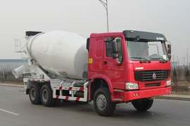 重汽豪沃(HOWO)底盘&nbsp;混凝土搅拌车外观                                                图片