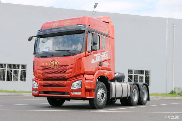 青岛解放 JH6重卡 460马力 6X4牵引车(凸地板)(CA4250P26K2T1E5A80)
