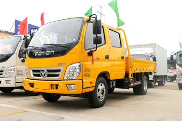 福田 奥铃TX 120马力 3.83米双排栏板轻卡(国六)(BJ1048V9JDA-AB2)