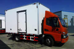 江淮 骏铃V5 130马力 4X2 4米冷藏车(冰凌方)
