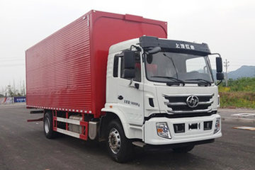 上汽红岩 杰豹 245马力 4X2 7米翼开启厢式载货车(CQ5186XYKAMDG501)