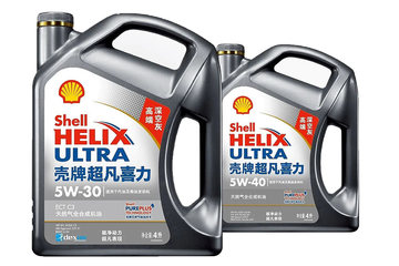 壳牌 深灰超凡喜力 5W-40 4L天然气全合成机油