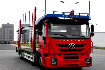 上汽红岩 杰狮M500重卡 280马力 4X2中置轴运输车(CQ5186TCLHMDG681)