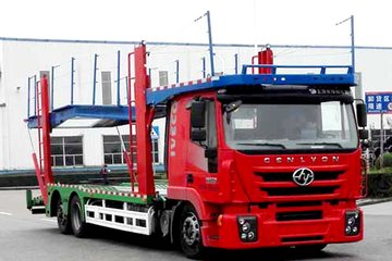 上汽红岩 杰狮M500重卡 290马力 6X2 中置轴轿运车(CQ5256TCLHMVG563)