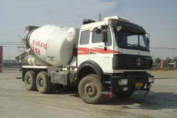 北奔重卡&nbsp;混凝土搅拌车外观                                                图片