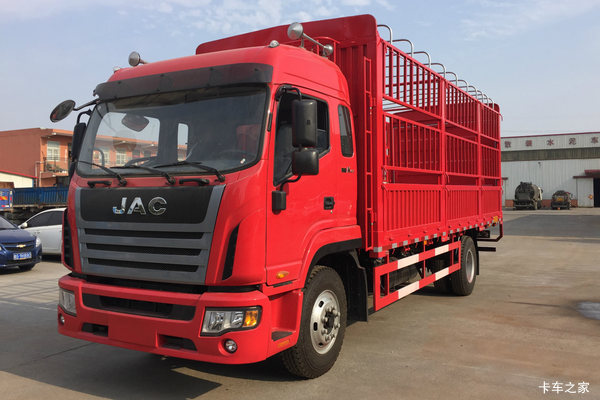 江淮 格尔发K6LII中卡 200马力 4X2 6.8米仓栅式载货车(HFC5181CCYP3K2A50KS)
